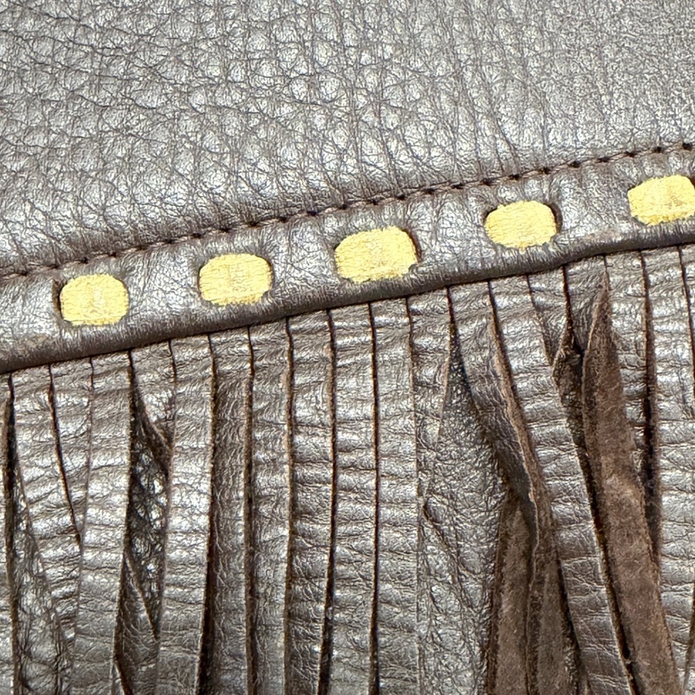 Vintage W.B. Place Deerskin Western Fringe Leather Jacket Talon 1950s Vintage - Picture 10 of 10